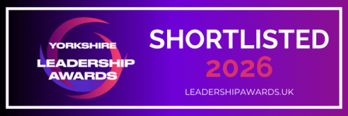 Alison Jackson celebrates at the 2026 Yorkshire Leadership Awards